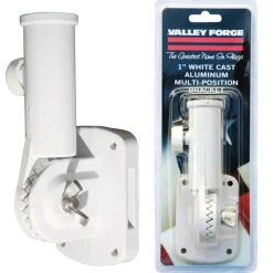 Valley Forge 11 in. L Aluminum Flag Pole Bracket Polished