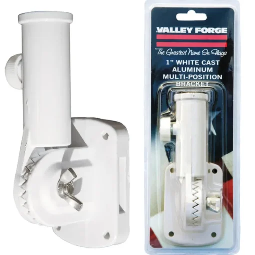 Valley Forge 11 in. L Aluminum Flag Pole Bracket Polished