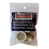 Valley Forge 1 in. L Plastic Flag Mounting Rings Brushed
