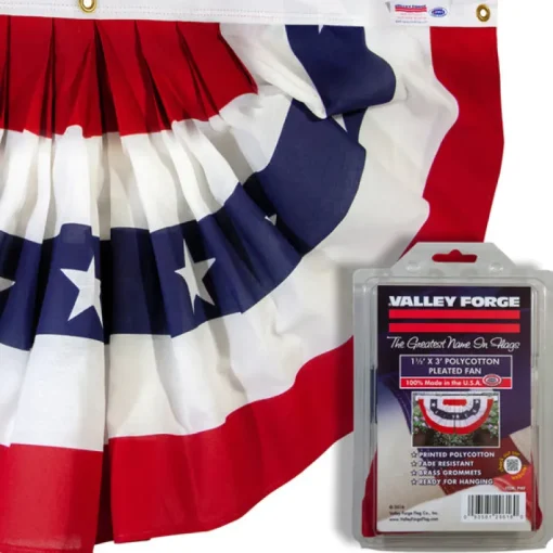 Valley Forge American Banner 18 in. H X 36 in. W