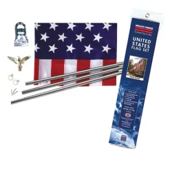 Valley Forge American Flag Kit 36 in. H X 60 in. W