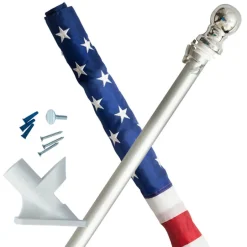 Valley Forge American Flag Kit 30 in. H X 48 in. W
