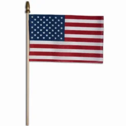 Valley Forge American Flag 4 in. H x 6 in. W (Pack of 48)
