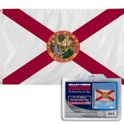 Valley Forge Florida State State Flag 36 in. H X 60 in. W