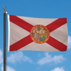 Valley Forge Florida State State Flag 36 in. H X 60 in. W