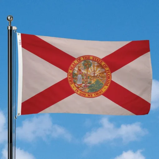 Valley Forge Florida State State Flag 36 in. H X 60 in. W
