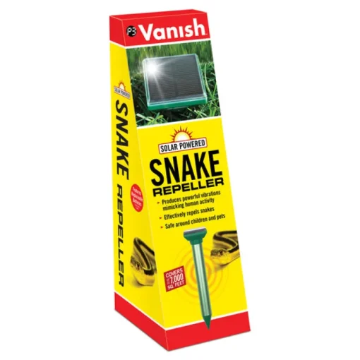 Vanish Solar-Powered Electronic Stake Repeller For Snakes
