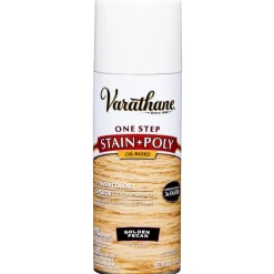 Varathane 243863 12 Oz Gldn Pecan 1 Step Oil Base Stain & Polyurethane Spray (Pack of 6)