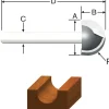 Vermont American 5/8 in. D X 5/8 in. X 1-3/4 in. L Carbide Tipped Core Box Router Bit
