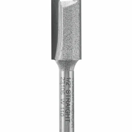 Vermont American 1/2 in. D X 1/2 x 1 in. X 2-3/16 in. L Carbide Tipped 2-Flute Straight Router Bit