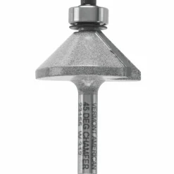 Vermont American 5/8 in. D X 1-3/8 in. X 2 in. L Carbide Tipped Chamfer Router Bit