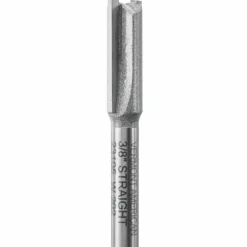 Vermont American 3/8 in. D X 3/8 x 1 in. X 2-1/16 in. L Carbide Tipped 2-Flute Straight Router Bit