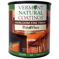 Vermont Natural Coatings PolyWhey Satin Clear Water-Based 1 qt