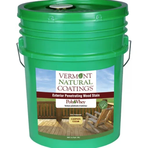 Vermont Natural Coatings PolyWhey Semi-Transparent Acorn Brown Water-Based Penetrating Waterborne (Pack of 4)