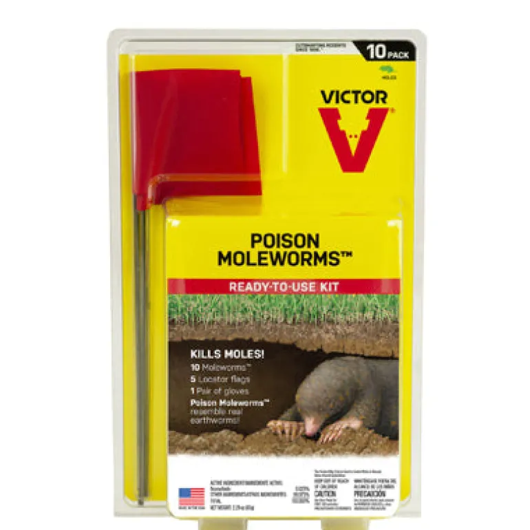 Victor Bait Worms For Gophers and Moles 10 pk