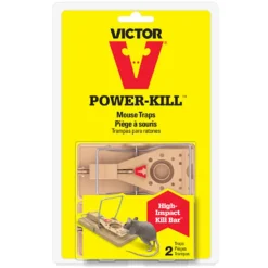 Victor Power-Kill Small Snap Trap For Mice 2 pk