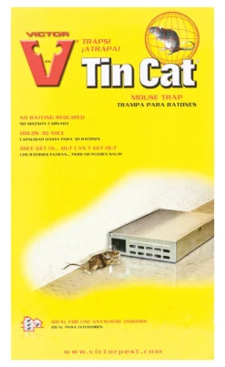 Victor Tin Cat Small Multiple Catch Animal Trap For Mice 1 pk