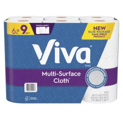 Viva Multi-Surface Cloth Paper Towels 83 sheet 2 ply 6 pk (Pack of 4)