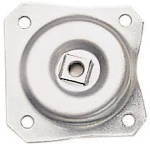 Waddell 2-1/2 in. H Angled Steel Table Leg Plate