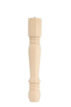 Waddell 6 in. H Traditional Pine Table Leg