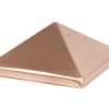 Waddell 4 in. H X 4 in. L Prefinished Brown Copper Post Cap