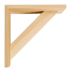 Waddell Natural Wood Shelf Support Bracket 9 in. L 5 lb