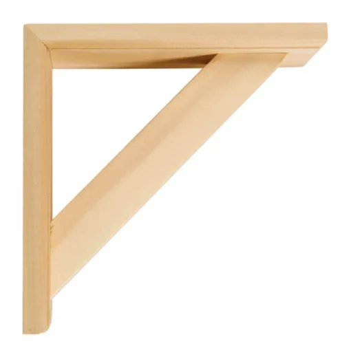 Waddell Natural Wood Shelf Support Bracket 9 in. L 5 lb