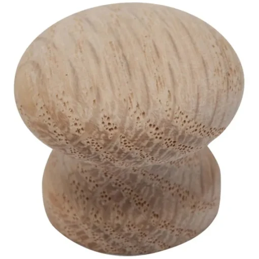 Waddell Round Cabinet Knob 1-1/2 in. D .5 in. Natural 25 pk