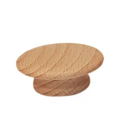 Waddell Traditional Round Furniture Knob 1-1/2 in. Dia. .5 in. Unfinished 2 pk (Pack of 10)
