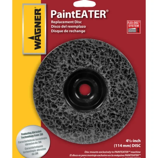 Wagner 3.5 in. Aluminum Oxide Center Mount Paint Eater Pads 100 Grit Medium