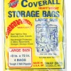 Warp's 3 mm. Thick Plastic Yellow Large Storage Bag 72 H x 40 W in.
