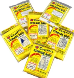 Warp's 3 mm. Thick Plastic Yellow Large Storage Bag 72 H x 40 W in.