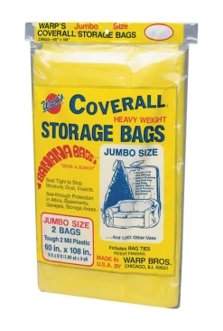 Warp's Jumbo Plastic Yellow Storage Bag