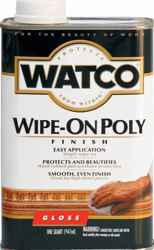 WATCO Wipe On Poly Gloss Clear Oil-Based Polyurethane 1 qt