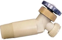 Water Heater Drain Valve, 3/4 MPT x 3/4 MHT x 2-1/2-In.