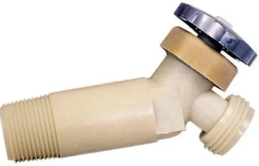 Water Heater Drain Valve, 3/4 MPT x 3/4 MHT x 2-1/2-In.
