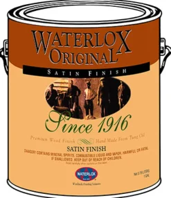 Waterlox Satin Clear Oil-Based Wood Finish 1 qt