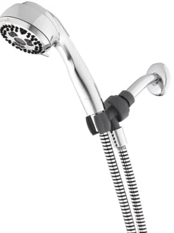 Waterpik Chrome 7 settings Handheld Showerhead 1.8 gpm