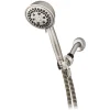 Waterpik PowerPluse Massage Brushed Nickel 7 settings Handheld Showerhead 1.8 gpm