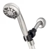 Waterpik PowerPulse+ Brushed Nickel 6 settings Handheld Showerhead 1.8 gpm