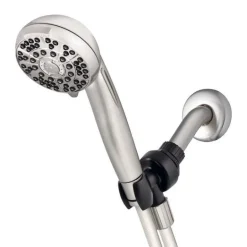 Waterpik PowerPulse+ Brushed Nickel 6 settings Handheld Showerhead 1.8 gpm