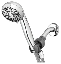 Waterpik PowerPulse Chrome Six settings Handheld Showerhead 1.8 gpm