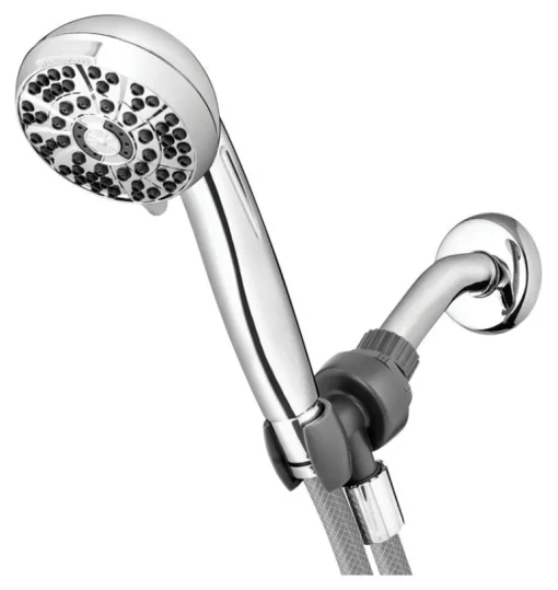 Waterpik PowerPulse Chrome Six settings Handheld Showerhead 1.8 gpm