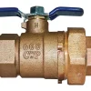 Watts 1 in. Brass FIP Union Ball Valve Full Port Lever