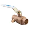 Watts 1/2 in. Brass Sweat 200 PSI Ball Valve with Drain Full Port