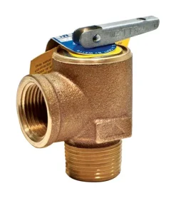 Watts 3/4 in. FPT in. X 3/4 in. MPT Brass Boiler Pressure Relief Valve