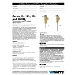 Watts 3/4 in. MNPT Bronze Temperature and Pressure Relief Valve 3/4 in. FNPT 1 pk