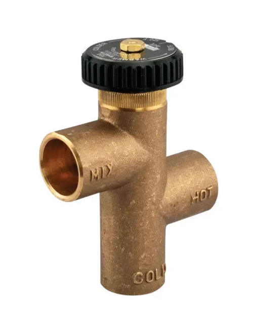 Watts 3/4 in. Sweat in. X 3/4 in. Sweat Brass Tempering Valve