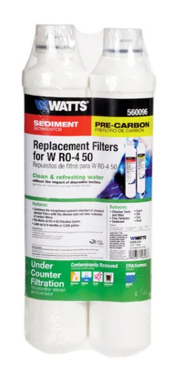 Watts Replacement Water Filter W RO-4 50