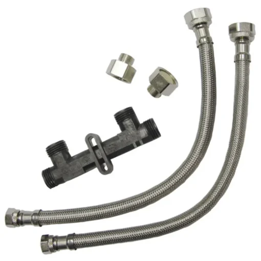 Watts Stainless Steel Gas Water Heater Sensor Valve and Supply Line Kit